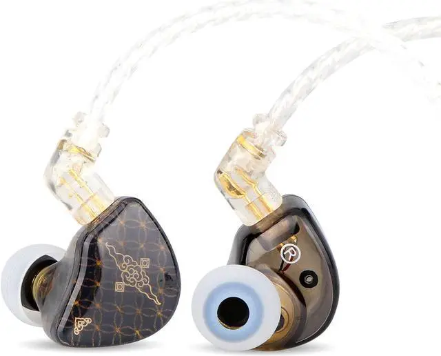 Main image of Linsoul TANGZU Wan'er S.G HiFi 10mm Dynamic Driver PET Diaphragm in-Ear Earphone with Ergonomic Shape, Detachable Recessed 2Pin OFC Braided Cable for Audiophile Musician DJ Stage(Black, Without Mic)