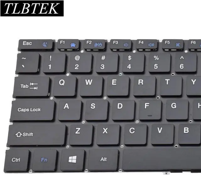 Alt view image 5 of 5 - TLBTEK Keyboard Replacement Compatible with Gateway GWTN133-1 GWTN141-1BL GWTN141-5BK GWTN141-5GR,Chuwi GemiBook CWI514 CWI528 CWI529 CWI547,Multilaser Legacy PC230 PC231 Series Laptop Black