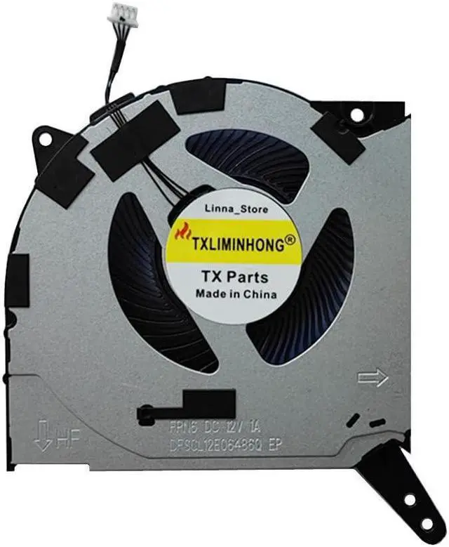 Alt view image 3 of 4 - TXLIMINHONG New Compatible CPU and GPU Cooling Fan for Lenovo Y7000P IAH7/R7000P ARH7 2022 Series DFSCL12E06486Q FPN6 DFSCL12E16486Q FPN7 DC12V 1A Fan