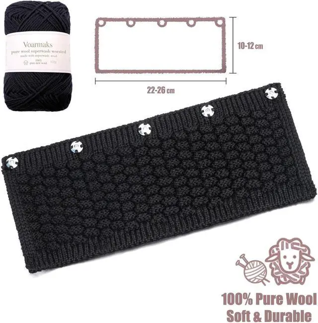 Alt view image 5 of 5 - Voarmaks Smooth Velour Ear Pads Pure Wool Headband Cushion Cover Refresher Kit Compatible with Hifiman SUNDARA HE400 HE400SE 400I 400S HE560 560I HE500 300 350 HE3 5 6 Headset (Black Refresher Kit)