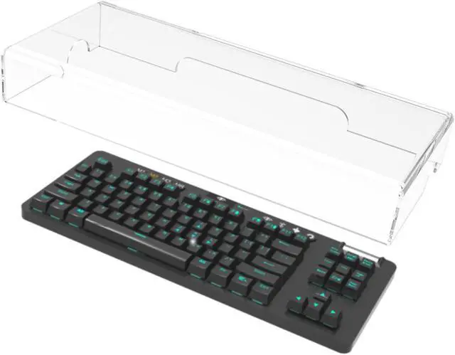 Main image of Geekria Tenkeyless TKL Keyboard Dust Cover, Clear Acrylic Keypads Cover for 80% Compact 87 Key Mechanical Gaming Wireless Keyboard, Compatible with Logitech G PRO TKL/G PRO X TKL, G915 TKL.