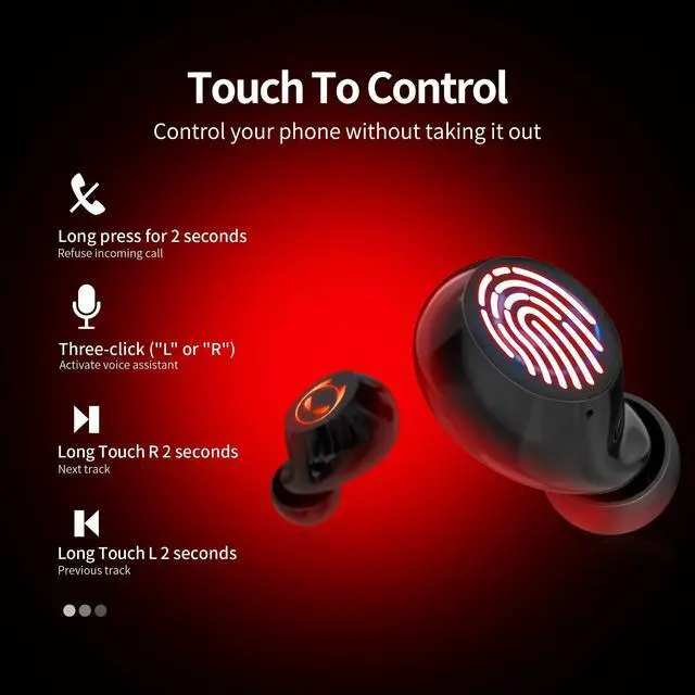Alt view image 4 of 5 - AMAFACE Small Earbuds Kids Bluetotoh Earbuds for iPhone and Android