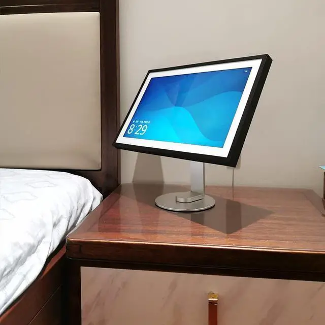 Main image of ATOPHK Echo Show 15 Stand - 360deg Swivel & 50deg Tilt Aluminum Base, Non-Slip Silicone Pad, Lifetime Durable Design, Only Made for Echo Show 15 Silver 025-02