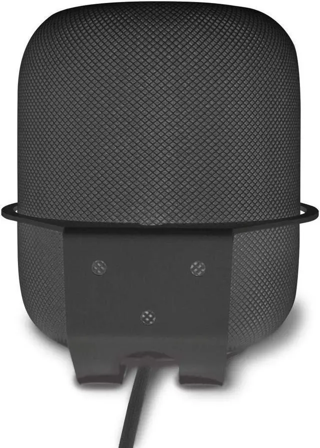 Alt view image 2 of 5 - ALLICAVER Wall Mount Compatible Apple HomePod, Speaker Mount for Homepod 2, Sturdy Metal Made Mount Stand Holder Compatible Apple HomePod, Black