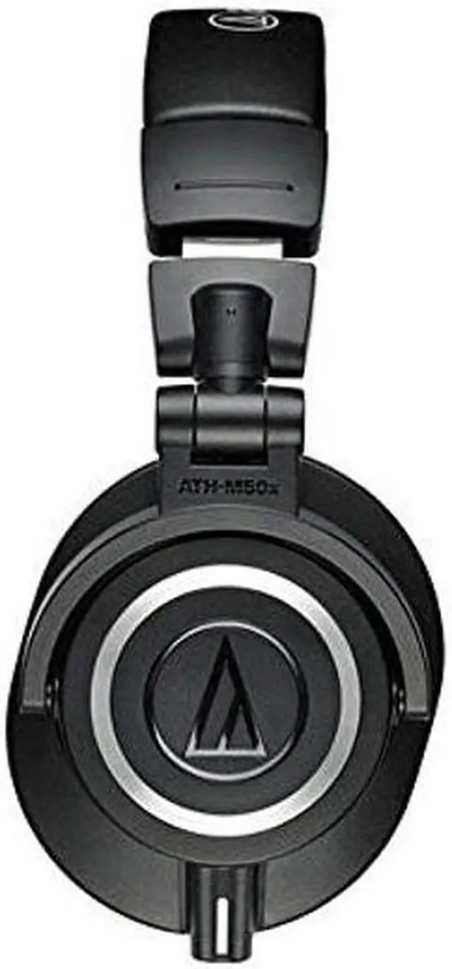 Alt view image 3 of 5 - Audio-Technica ATH-M50x Professional Monitor Headphones + Slappa Full Sized HardBody PRO Headphone Case (SL-HP-07)