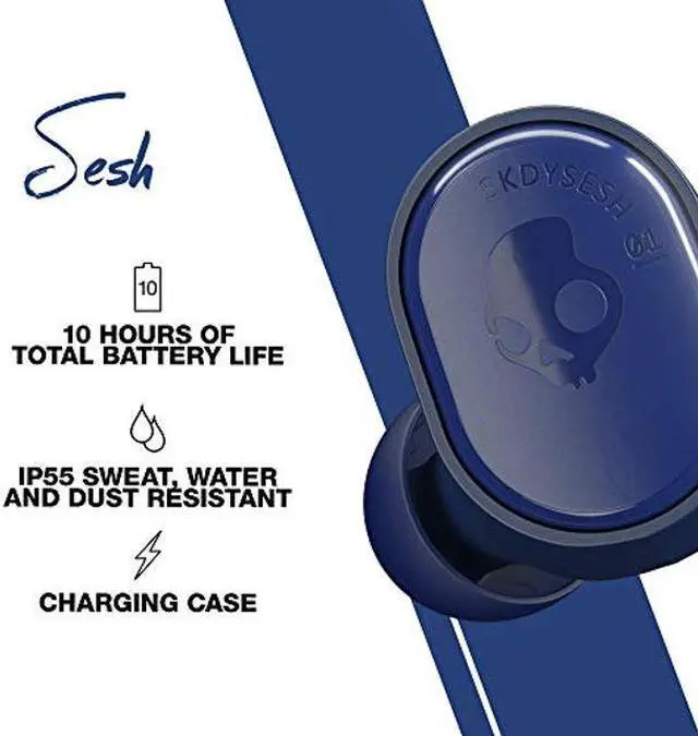 Alt view image 3 of 5 - Skullcandy Sesh True Wireless In-Ear Earbuds - Indigo