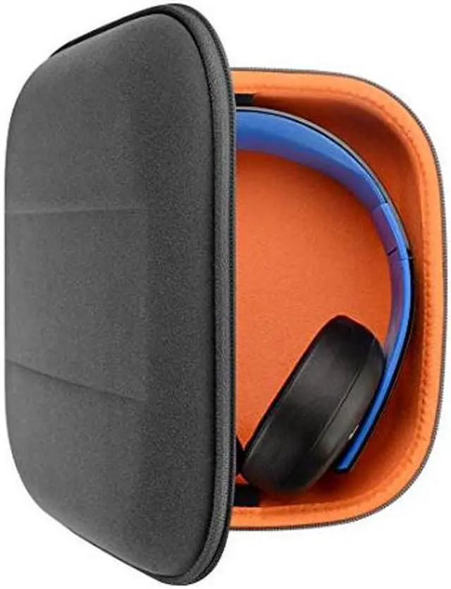 Main image of Geekria Shield Gaming Headset Case for Large Over-Ear Headphones, Replacement Hard Shell Travel Carrying Bag with Cable Storage, Compatible with Sony, Sennheiser, Turtle Headsets (Microfiber Grey)