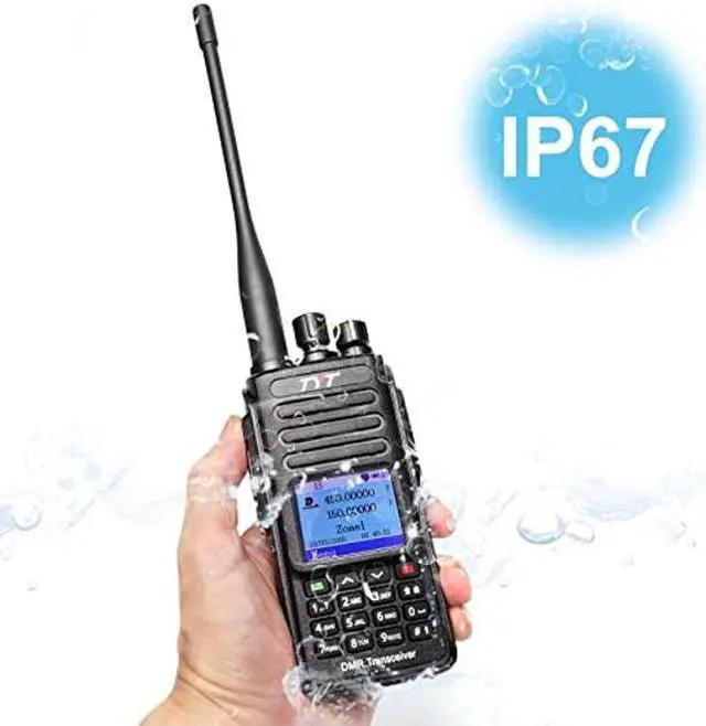 Alt view image 3 of 5 - TYT MD-UV390 Digital Dual Band VHF UHF DMR Radio Waterproof Dustproof IP67 Walkie Talkie