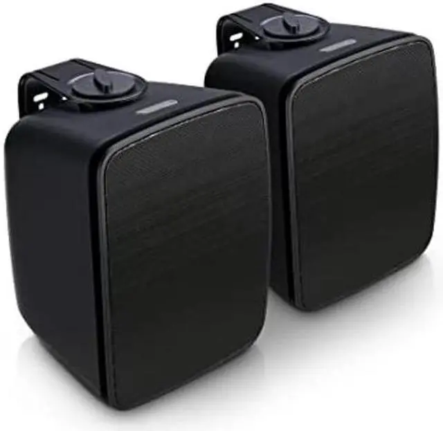 Alt view image 3 of 4 - SOUND PRO SPS-1000-BK Dual Bluetooth Indoor & Outdoor Loudspeaker Pair, Black