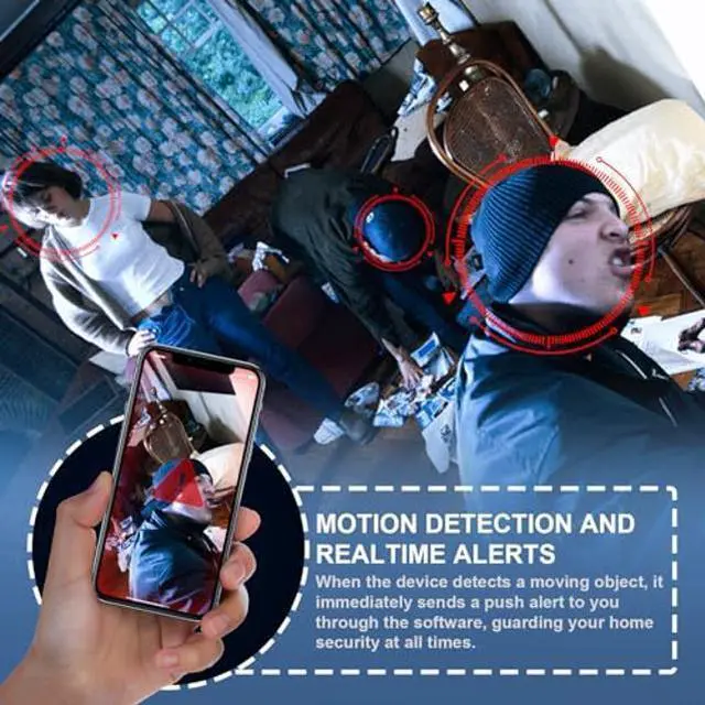 Alt view image 5 of 5 - LIZVIE USB-C Cameras Charger 170deg Wide Angle Charger Camera with Free APP/Night Vision/Motion Detection/App Remote Control/Fast Charge/1080P.