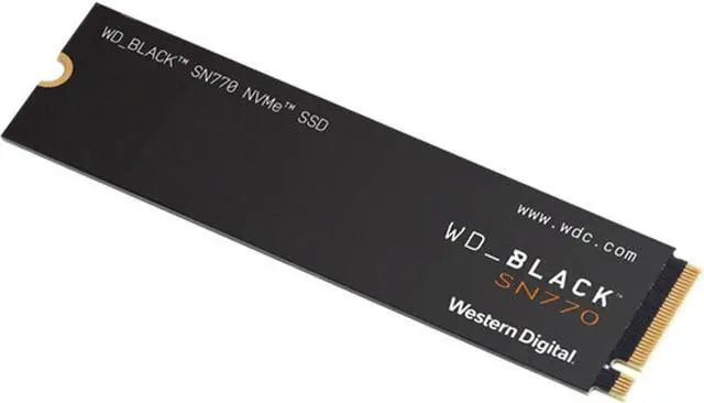 Alt view image 3 of 5 - WD _Black SN770 1TB NVMe PCIe 4.0 x4 M.2 Internal Gaming SSD