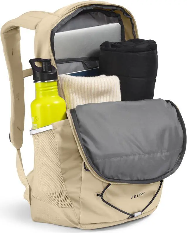 Alt view image 4 of 5 - THE NORTH FACE Women's Jester Everyday Laptop Backpack | Commuter Travel Bag with Laptop Sleeve, Water-Repellent Finish, Spacious Compartment, Gravel/TNF Black, One Size