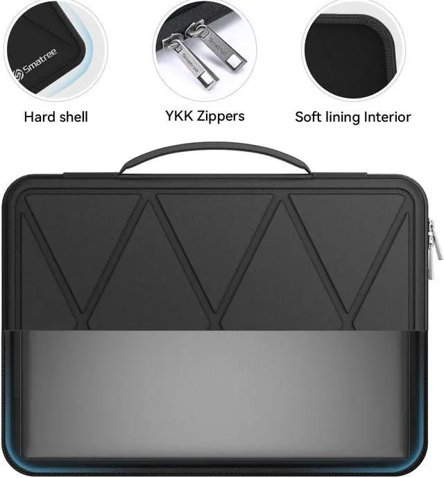 Alt view image 5 of 5 - Smatree Hard EVA Protective Sleeve Case Compatible for 16 inch GIGABYTE G6 KF/MF 2024 Gaming Laptop, Waterproof and Anti-Shock Laptop Bag (X8287)
