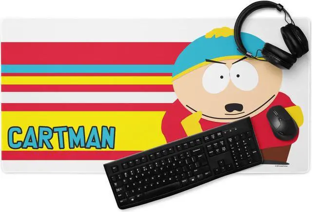 Alt view image 2 of 3 - South Park Cartman Gaming Mat - 36" x 18" - Officially Licensed