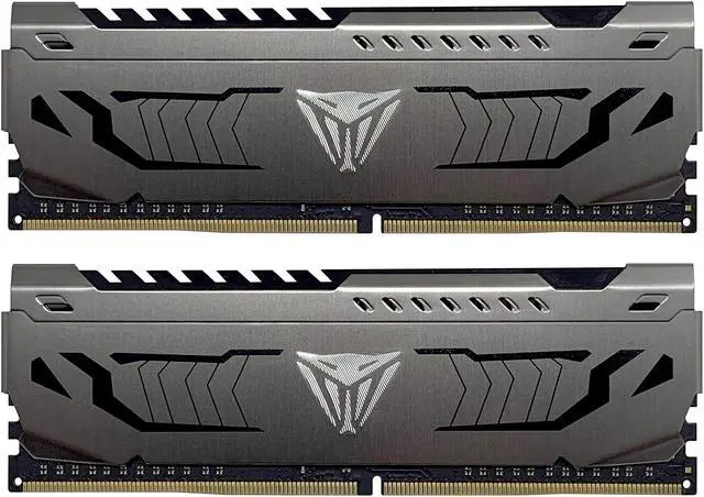 Main image of Patriot Viper Steel DDR4 RAM 16GB (2X8GB) 3200MHz CL16 1.35v UDIMM Desktop Gaming Memory Kit Compatible with XMP - PVS416G320C6K
