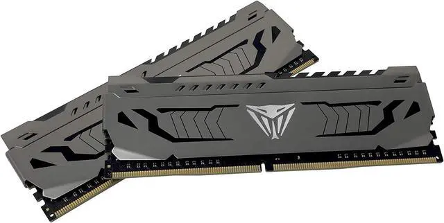 Alt view image 3 of 5 - Patriot Viper Steel DDR4 RAM 16GB (2X8GB) 3200MHz CL16 1.35v UDIMM Desktop Gaming Memory Kit Compatible with XMP - PVS416G320C6K