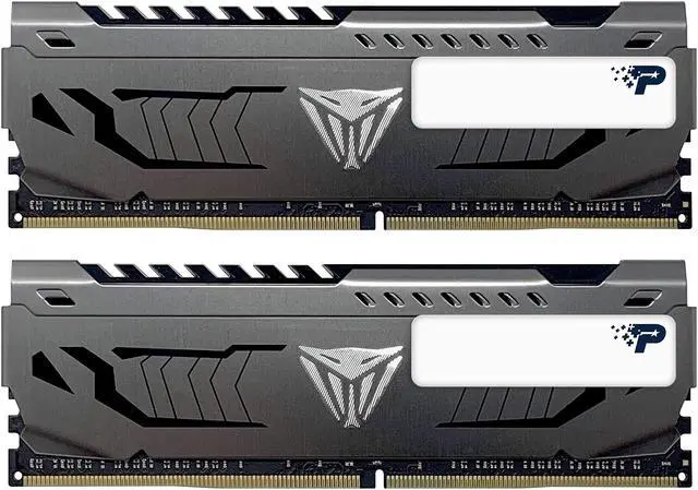 Alt view image 2 of 5 - Patriot Viper Steel DDR4 RAM 16GB (2X8GB) 3200MHz CL16 1.35v UDIMM Desktop Gaming Memory Kit Compatible with XMP - PVS416G320C6K