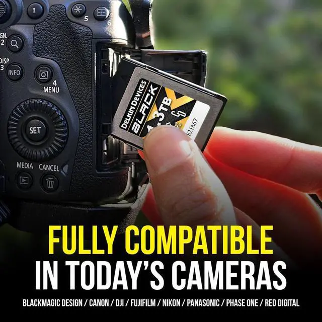 Alt view image 4 of 5 - Delkin Devices Black 1.3TB CFexpress 4.0 Type B Memory Card with pSLC Flash, up to 3530MB/s Read for Professional Video and Photography