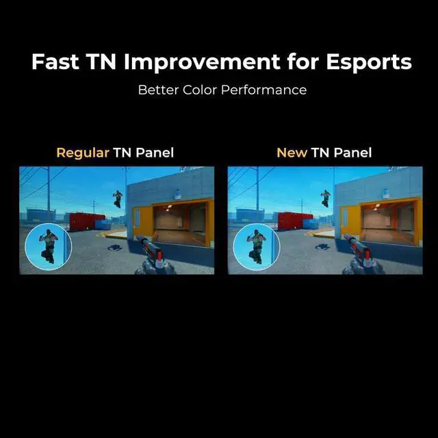 Alt view image 5 of 5 - BenQ Zowie XL2546X+ 24.1 Fast TN 280Hz Gaming Monitor for Esports, Motion Clarity DyAc 2, 1080p, XL Setting to Share, S Switch, Shielding Hood, Industrial Grade Bearing Height Adjustment