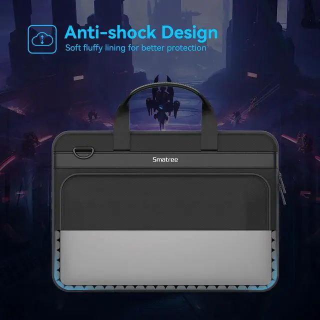 Alt view image 4 of 5 - Smatree Heavy Duty Hard Case for MSI 17.3 inch GP77/GP76/GP78 Gaming Laptop, for Raider GE78/GE68 14V/GE77/GE76, for Vector 16/17 HX (A800XL)