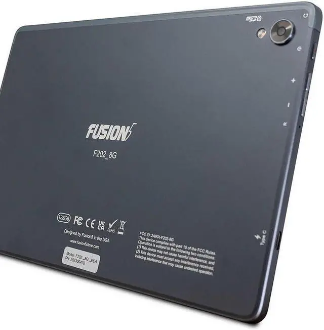 Alt view image 4 of 5 - Fusion5 10.1 Inch Tablet - Android 13, Full HD IPS, Octa-Core, 8GB RAM, 128GB Storage, Dual Band Wi-Fi, Bluetooth, USB-C, 10 Inch, 13MP Rear 5MP Front Camera