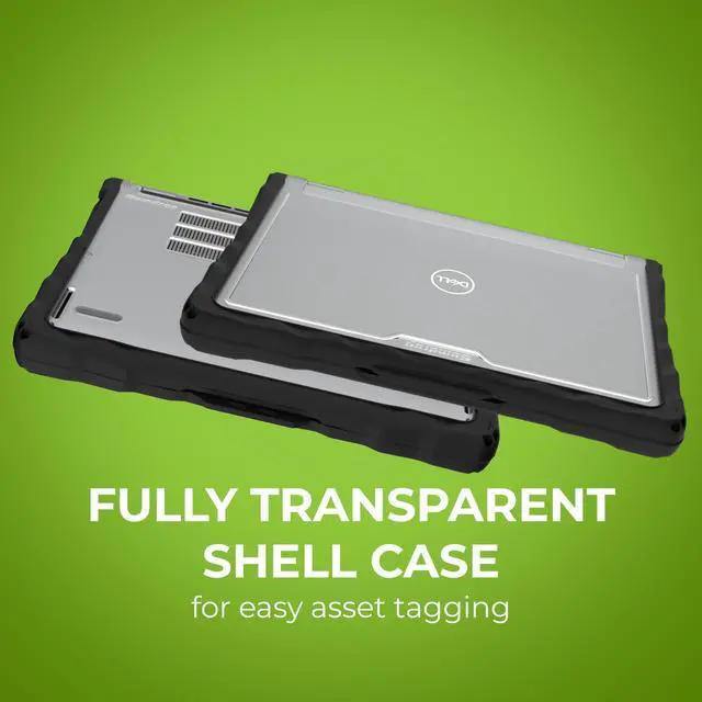 Alt view image 4 of 5 - Gumdrop DropTech Hard Shell Laptop Case Fits Dell Latitude 5350 | 5340 13-inch (2-in-1) Rugged Drop Tested Shockproof Reliable Device Protection for Office, Travel, Business and Professionals - Black