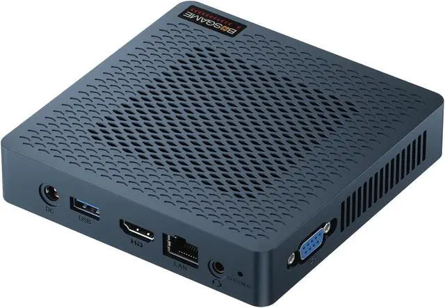 Main image of BOSGAME Fanless Mini PC Widnwos 10 Intel N4020(up to 2.6GHz), 4GB LPDDR4 RAM/ 64GB eMMC Mini Computers, Mini Desktop Computer Dual Channel WiFi5 Bluetooth 5.0 HDMI/VGA Port 4K 60HZ