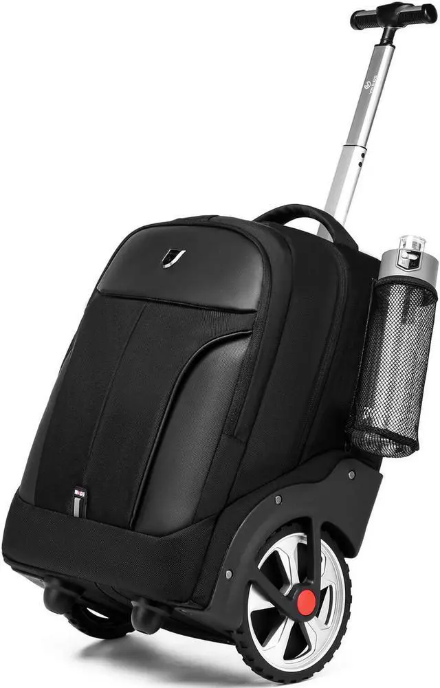 Main image of GOTECH Rolling Backpack,Waterproof Backpack with Wheels for Business and Travel Commuter, Carry on Backpack with Laptop Compartment, Fit 17 Inch Laptop, Wheeled Backpack for Adults