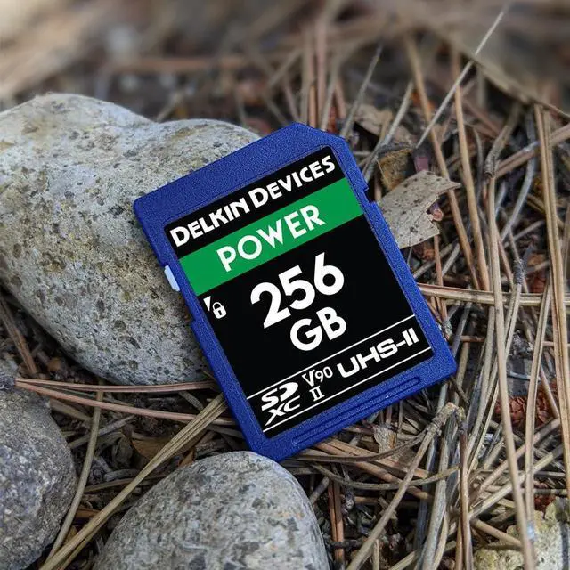 Alt view image 4 of 5 - Delkin Devices Power 256GB SDXC UHS-II (V90) - 300MB/s Read, 250MB/s Write | for 8K, 4K, HDR, and 360 Video | High-Performance for Cameras