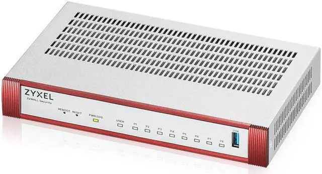 Alt view image 3 of 5 - Zyxel USGFLEX100HP ZyWALL High Speed Cyber Security Firewall | Hardware Only | VPN | 1x PoE+ | Business Class | Up to 50 Users | Nebula Cloud Option