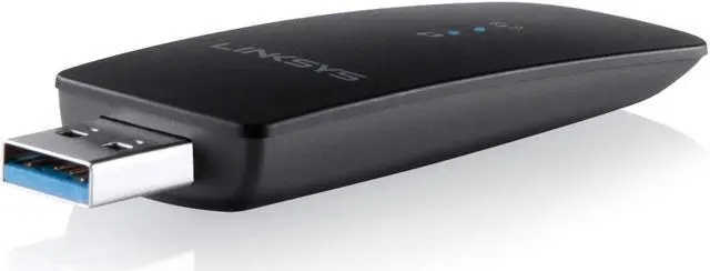 Alt view image 2 of 3 - Linksys USB Wireless Network Adapter, Dual-Band wireless 3.0 Adapter for PC, 1.2Gbps (AC1200) Speed - WUSB6300