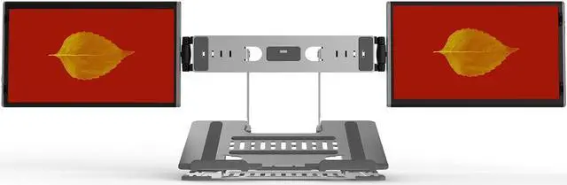Alt view image 2 of 5 - Anvazise Laptop Screen Extender, 14.1" Triple Portable Monitor FHD 1080P IPS Laptop Monitor Extender with Stand, Type-C/HDMI Plug and Play, for Windows/Mac/Chrome