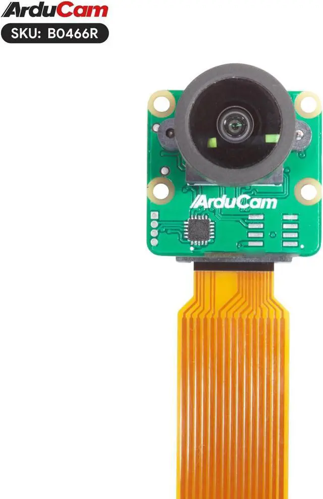 Alt view image 3 of 5 - Arducam for Raspberry Pi HQ Camera, 12.3MP 477M Pi Camera Module for Raspberry Pi 5 with 158deg(D) M12 Wide Angle Lens for Raspberry Pi 4 Model B, Pi 3/3B+, and Pi Zero 2W