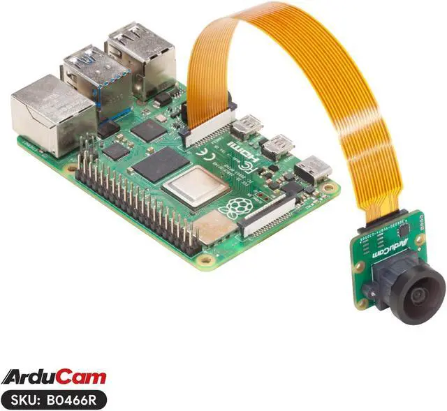 Alt view image 5 of 5 - Arducam for Raspberry Pi HQ Camera, 12.3MP 477M Pi Camera Module for Raspberry Pi 5 with 158deg(D) M12 Wide Angle Lens for Raspberry Pi 4 Model B, Pi 3/3B+, and Pi Zero 2W