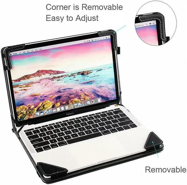 Alt view image 3 of 5 - Stand Case Cover Compatible with Dell Latitude 9450 9440 9430 9420 Laptop 14 inch Laptop Bag Notebook Business Sleeve PC Stand Protective Hard Shells