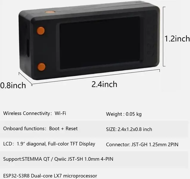 Alt view image 2 of 5 - Bitcoins Miner 74KH/s 1.9Inches T-Display S3 Bitcoins Solo Lottery Miner Win 6.25 BTC with Low Power Consumption Mini Lottery Devices