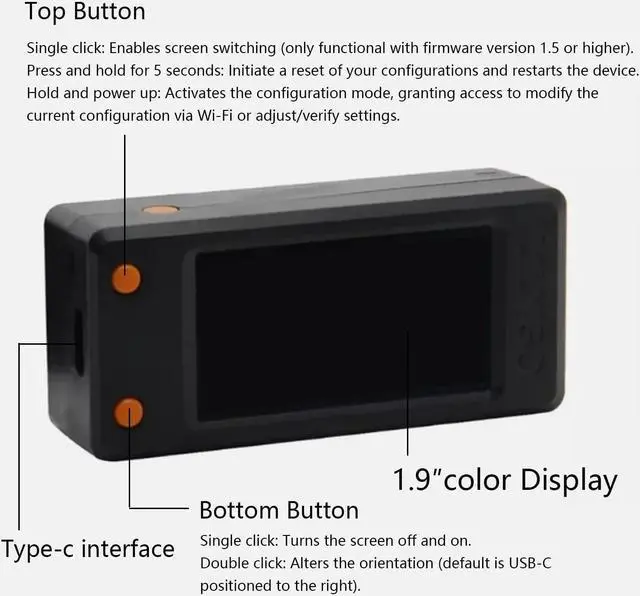 Alt view image 3 of 5 - Bitcoins Miner 74KH/s 1.9Inches T-Display S3 Bitcoins Solo Lottery Miner Win 6.25 BTC with Low Power Consumption Mini Lottery Devices