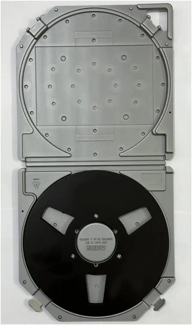 Alt view image 5 of 5 - Reel To Reel Tape Storage Boxes, 10 Inch Empty Tape Reel Storage Box for Universal 10 Inch Empty Tape Reel, Full Open Reel Sound Tape Box for Sound Tapes (Grey)