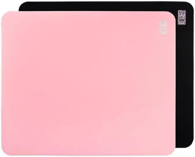 Alt view image 2 of 5 - ESPTIGER Mouse Pads Shan Hai Series Kun LUN (480 x 400 x 4mm) Standard Size SlimFlex Base Delicate Random Jacquard Weave Fabric Large Cloth Gaming Mousepad - Pink