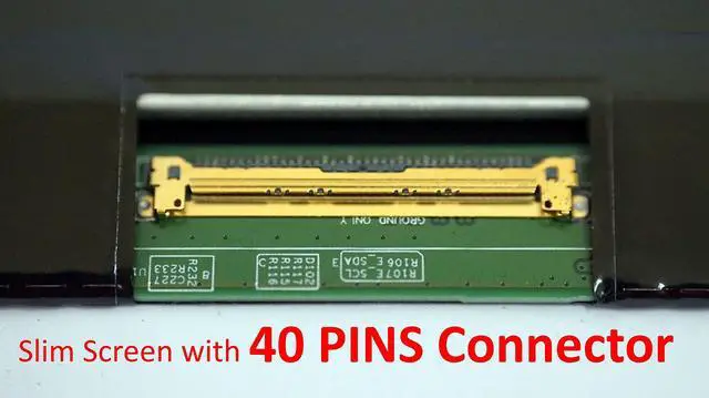 Alt view image 4 of 5 - Fullcom New Touch LCD Replacement Screen 14.0 Inch B140XTK01.0 HW6A Touch HD 1366x768 40 Pin for Laptop/Display/Screen/LCD Application