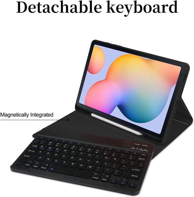 Alt view image 2 of 5 - kaidisen Backlit Keyboard for Galaxy Tab S9 11 inch/Tab S9 FE 10.9 inch/Tab S8 11 inch/Tab S7 11" Keyboard Case with Mouse, Detachable Backlight Color Keyboard Case,Purple+Black