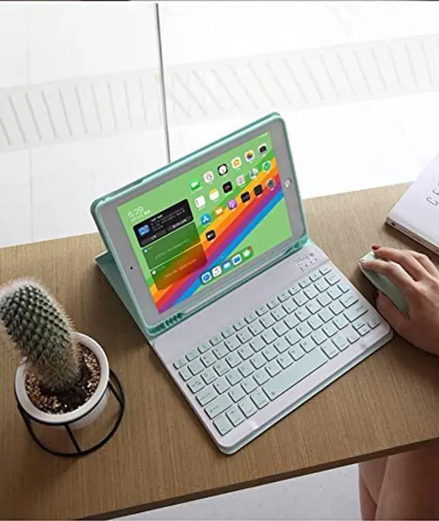 Alt view image 5 of 5 - ZGSENLAN with Mouse Keyboard case for Galaxy Tab S6 Lite 10.4 '' 2024/2020/2022, SM-P620/P625/P610/P613/P615/P619 Magnetic Detachable Bluetooth Keyboard Color Key S Pen Holder,Pink