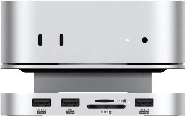 Mac mini M4 Qwiizlab ドッキングステーション スタンド Amazon.com: Qwiizlab Aluminum Stand Hub with SSD Enclosure
