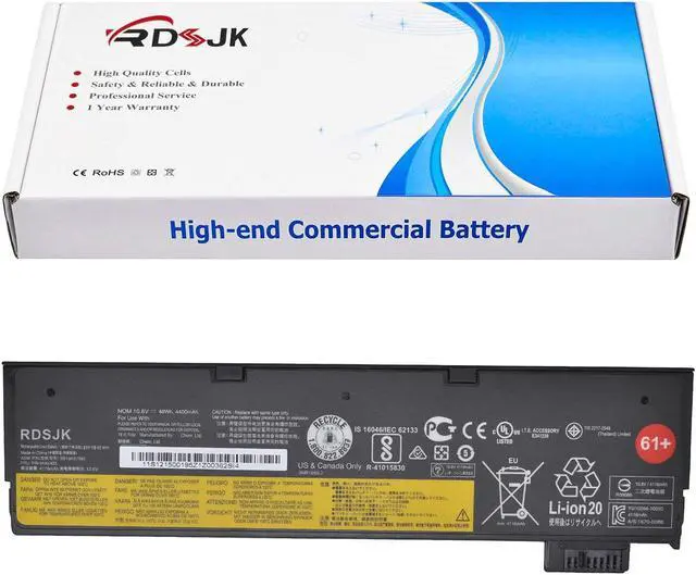 Main image of 01AV425 01AV426 01AV490 01AV491 01AV492 Laptop Battery for Lenovo ThinkPad T470 T570 T480 T580 P51S P52S A475 A485 TP25 Series 61+ 4X50M0881 SB10K97582 SB10K97583 SB10K97585 61 01AV427 61++ 10.8V 48Wh