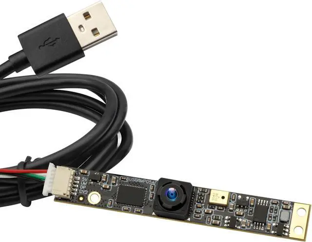 Main image of ELP 8mp USB Camera Module with Microphone Wide Angle PC Camera for Computer 4K Lightburn Camera for Laser Engraver Mini Strip Fixed Lens Web Camera CCTV USB Security Camera for Raspberry Pi Laptop