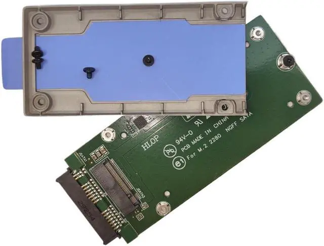 Alt view image 4 of 5 - KELEFET 2pcs/lot 7204 7214 M.2 NGFF SSD Caddy Bracket for Dell Latitude Rugged Laptop