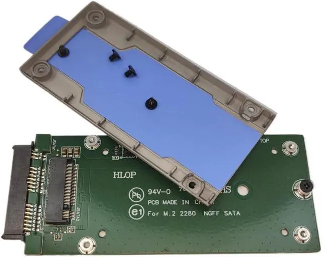 Alt view image 3 of 5 - KELEFET 2pcs/lot 7204 7214 M.2 NGFF SSD Caddy Bracket for Dell Latitude Rugged Laptop