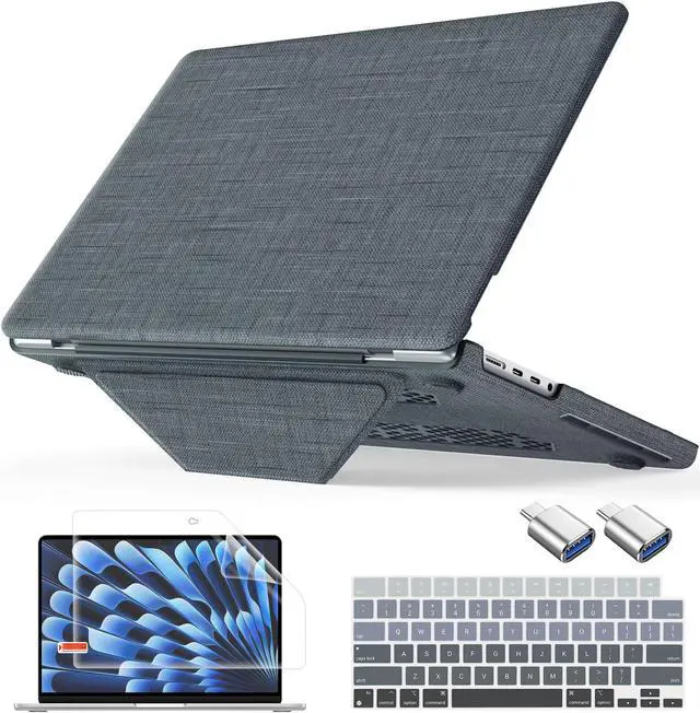 Main image of Tuiklol for MacBook Pro 14 inch Case 2024-2021 Model A3112 A3401 A3185 M4 Pro/Max A2918 A2992 M3 A2779 M2 A2442 M1 Pro/Max, Fabric Hard Shell Cover with Touch ID,Gary