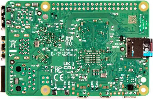 Alt view image 5 of 5 - WayPonDEV Compatible with Raspberry Pi 5 4GB Starter Kit, Broadcom BCM2712 Arm Cortex-A76 2.4GHz Quad-core Pi 5 Single Board Computer, Support Dual 4Kp60 Display with Heatsinks 4pcs (4GB RAM)