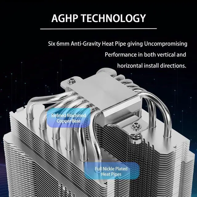 Alt view image 3 of 5 - Thermalright Peerless Assassin 120 CPU Air Cooler, 6 Heat Pipes, Dual 120mm TL-C12 PWM Fan, Aluminium Heatsink Cover, AGHP Technology, for AMD AM4/AM5 Intel LGA 1700/1851/115X/1200/2011/2066 (PA120)
